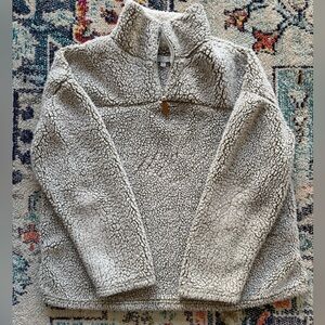 Gray Sherpa Quarter Zip